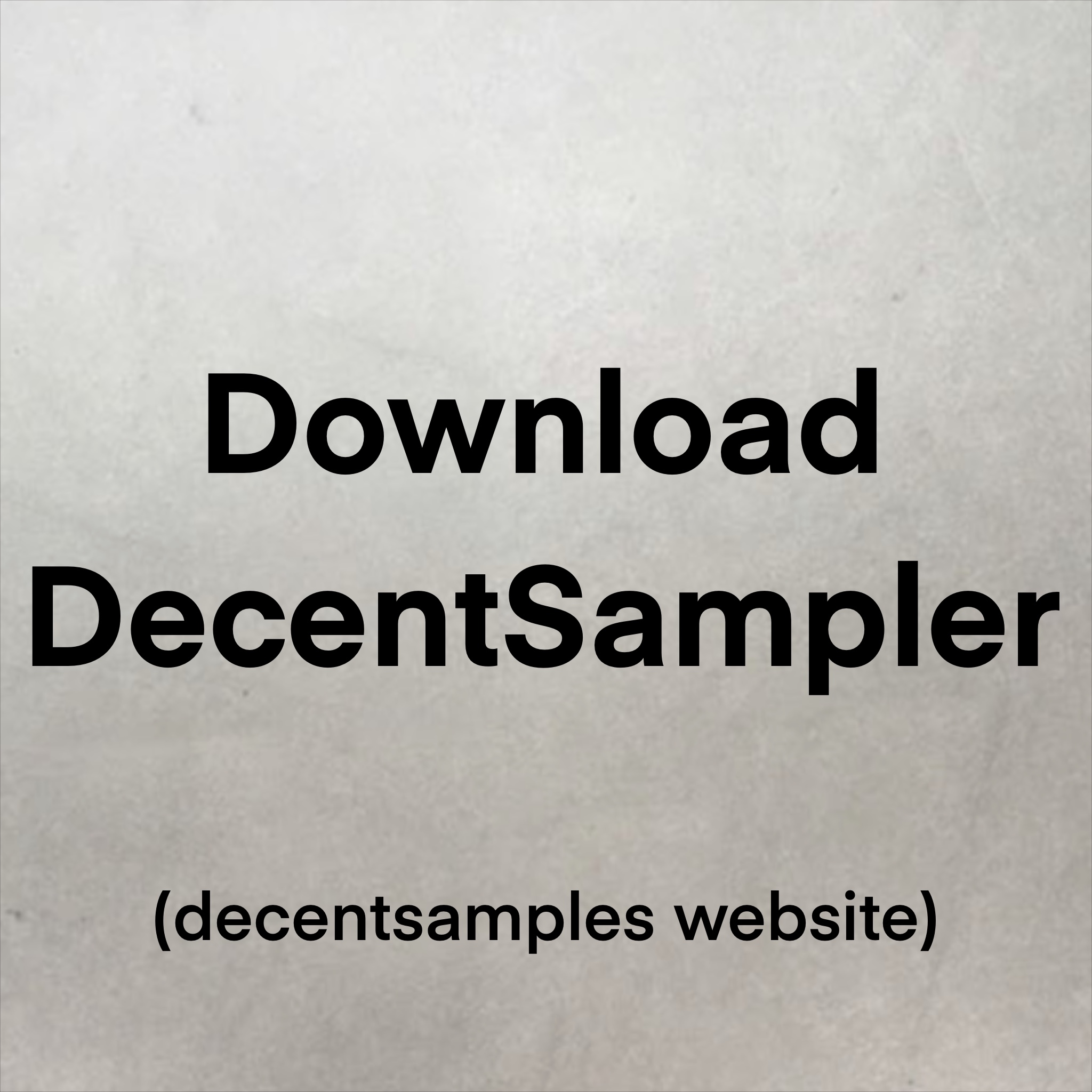 Download DecentSampler